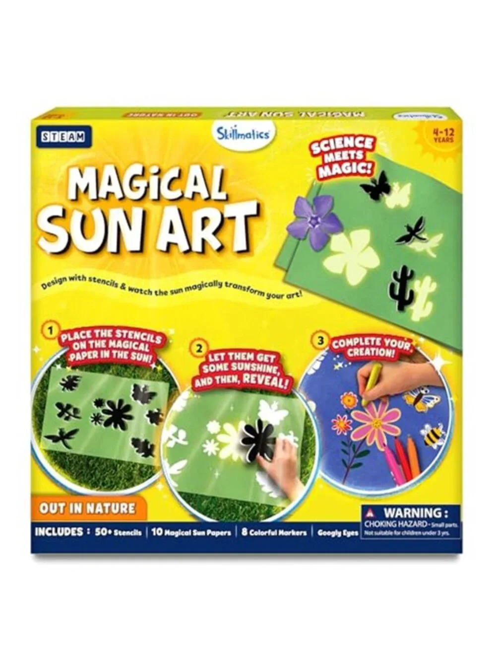 Magical Sun Art – Out in Nature, STEM Paper Craft Kit for Kids